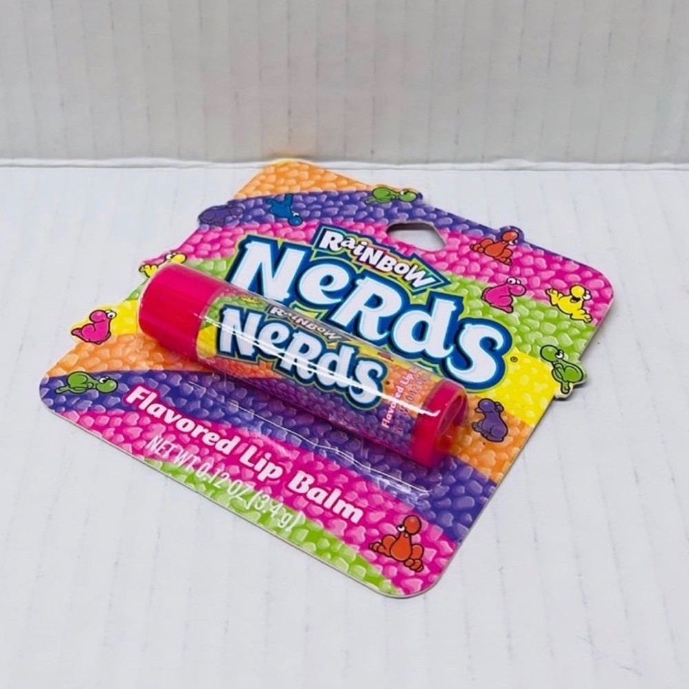 Rainbow Nerds flavored lip balm